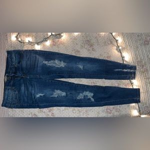 Blue Savvy Ripped Jeans
